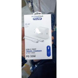 Ultra star power 33 volt sarj cihazı kablo dahil 